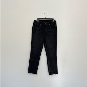 gap vintage slim high rise jeans, size 30
